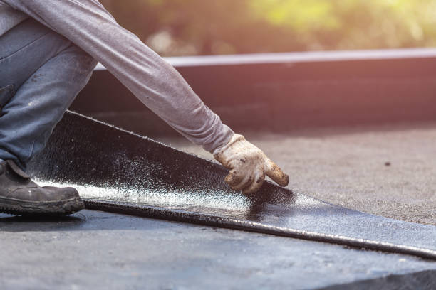 Professional Waterproofing technician working in Chesterland, OH